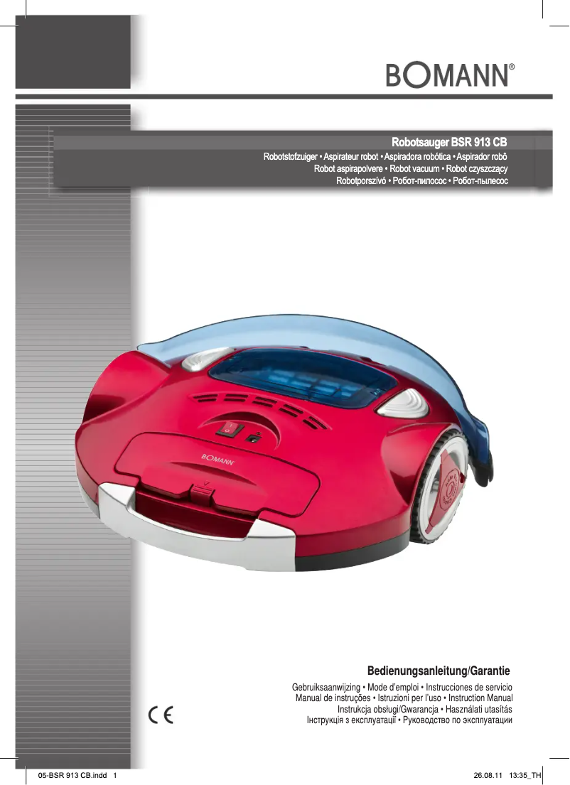 First page image of the manual for BSR 913 CB
