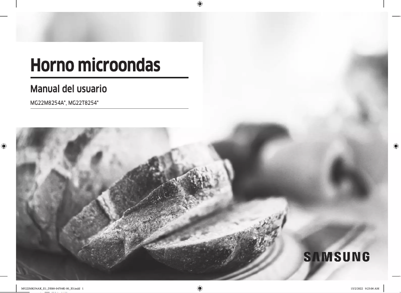 Page 1 of the manual User Manual Samsung MG23A7318AK