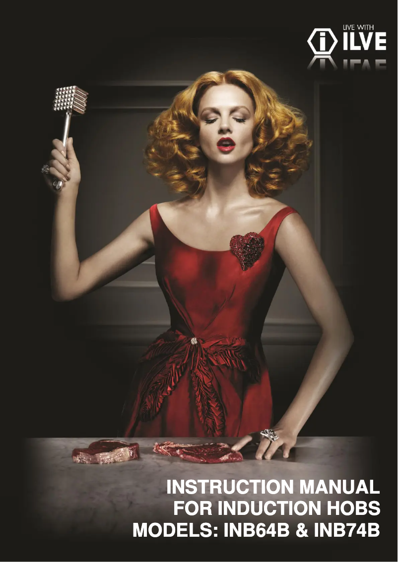 Page 1 of the manual User Manual Ilve INB74B