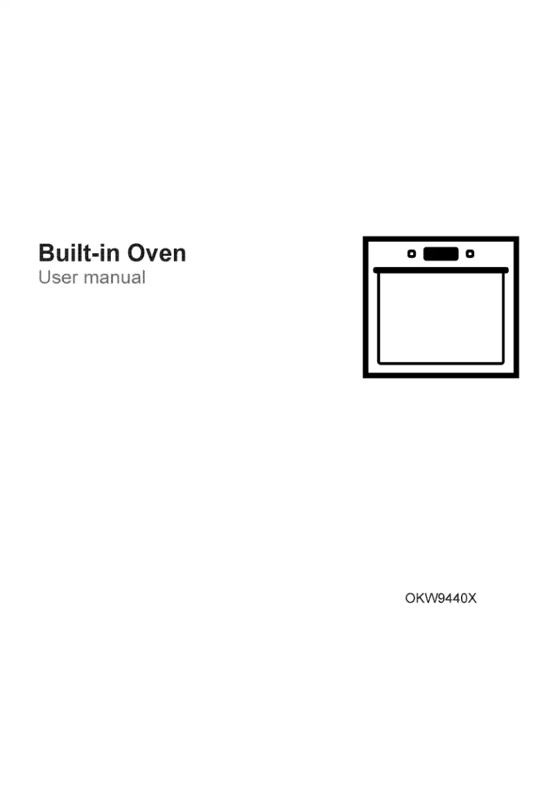 First page image of the manual for OKW9440