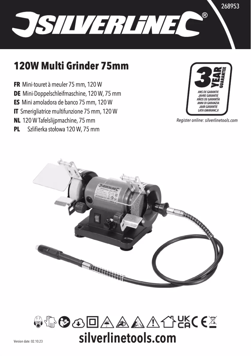 Page 1 of the manual User Manual Silverline 268953