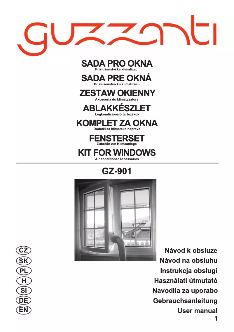Page 1 de la notice Manuel utilisateur Guzzanti GZ-901