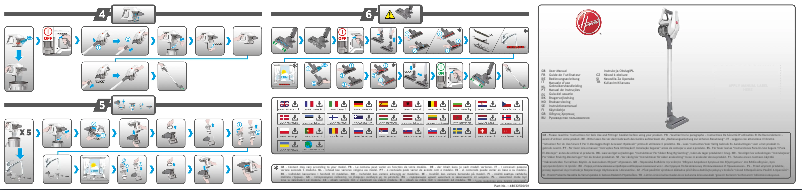 First page image of the manual for H-FREE 300 HF322PT 001