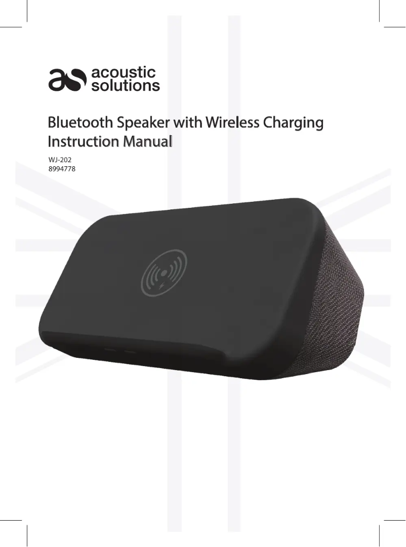 First page image of the manual for WJ-202