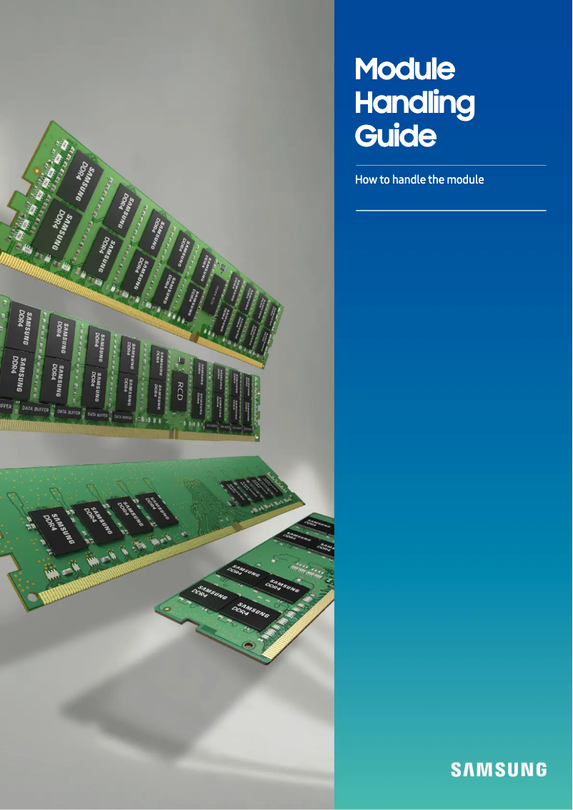 First page image of the manual for M393ABG40M52-CAE