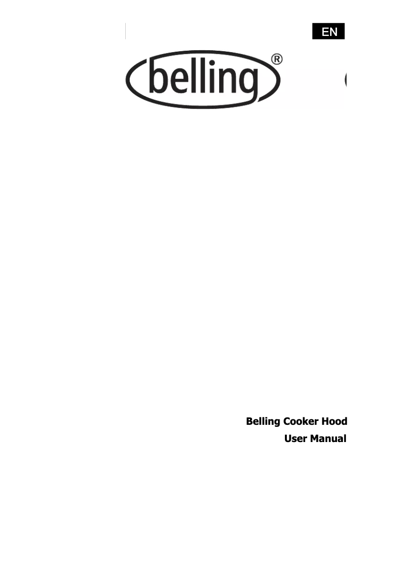 Page 1 of the manual User Manual Belling Farmhouse 90 CHIM