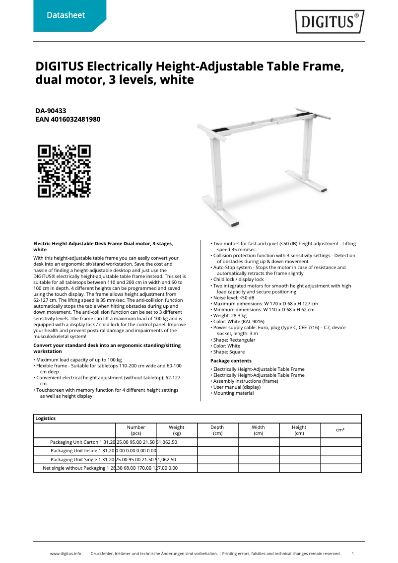 First page image of the manual for DA-90433