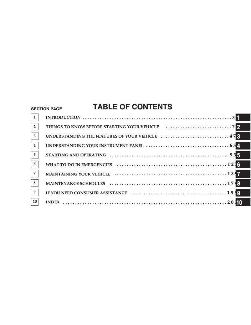 Page 1 of the manual User Manual Dodge Neon Srt4 (2005)