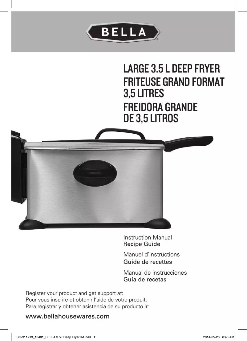 First page image of the manual for 13401