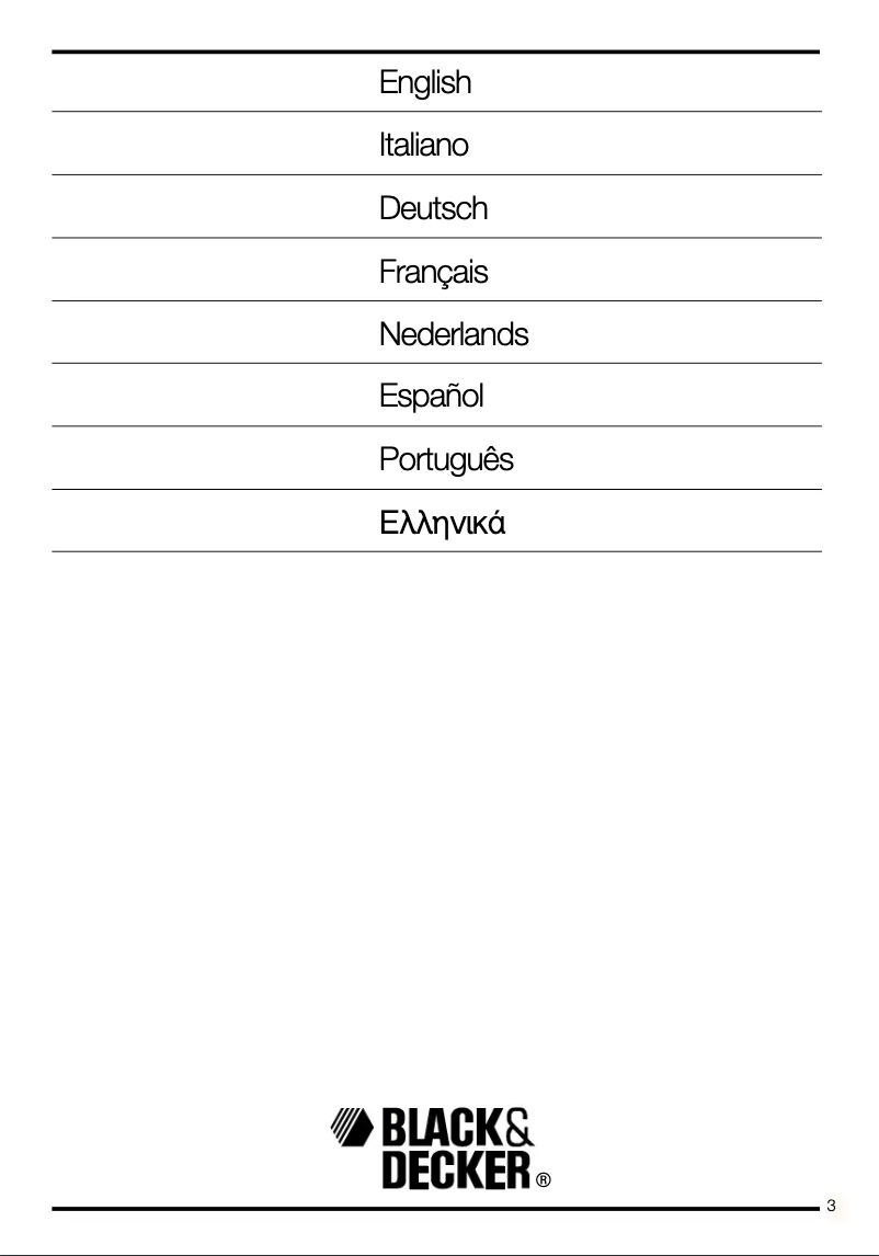 Page 1 of the manual User Manual Black & Decker GK430