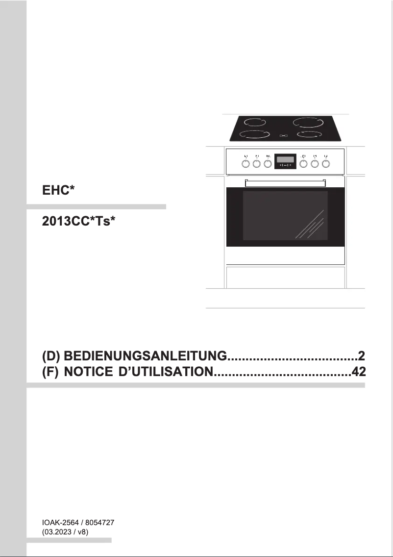 Page 1 of the manual User Manual Amica EHC 12567 E