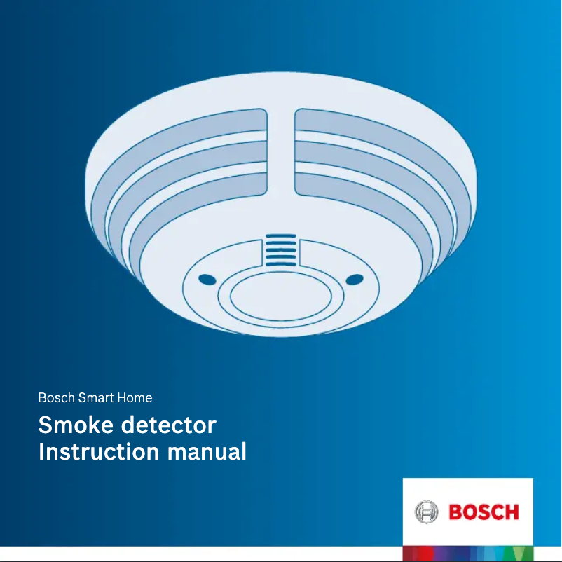 Page 1 of the manual User Manual Bosch Smart Home