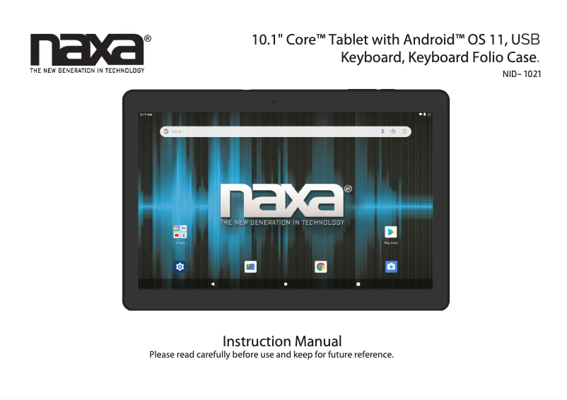 Page 1 of the manual User Manual Naxa NID-1021