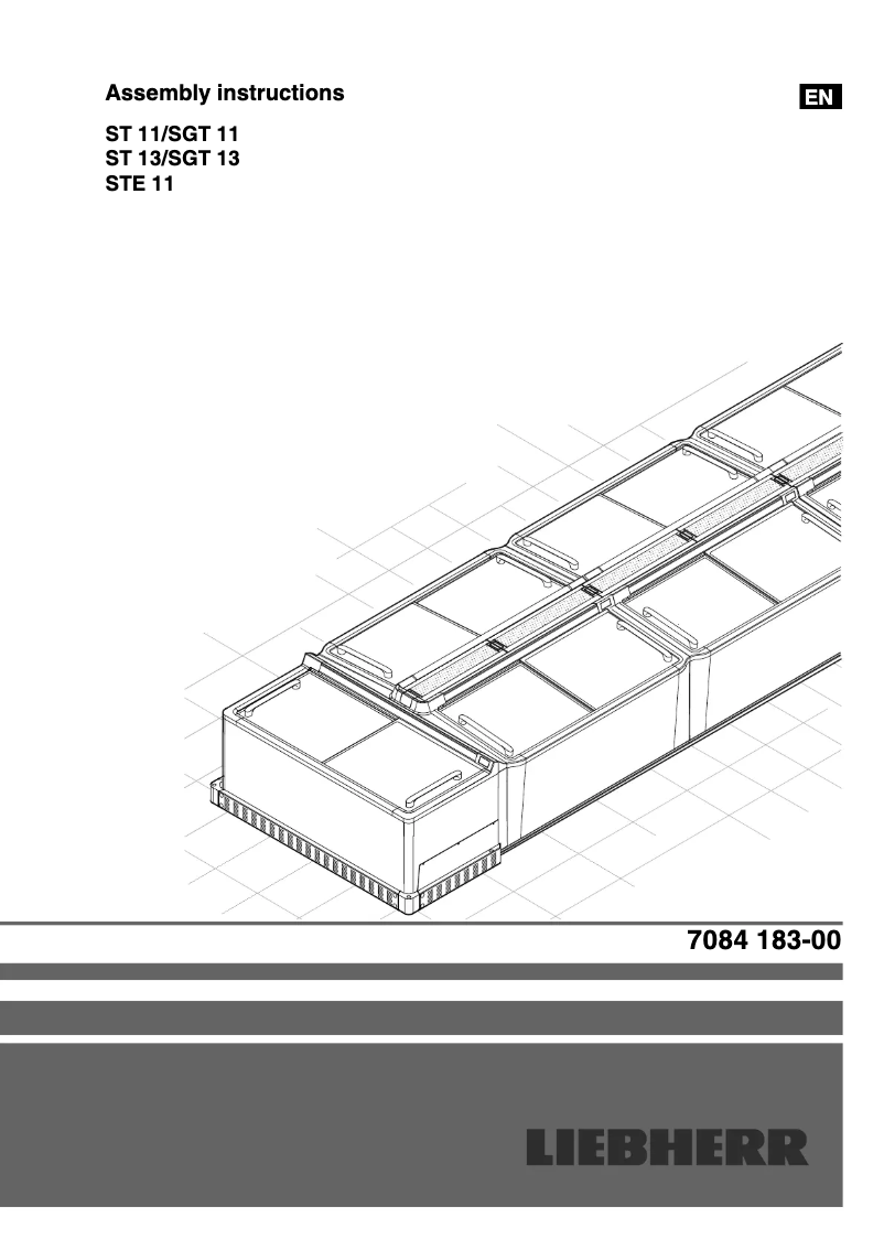 First page image of the manual for ST 1122