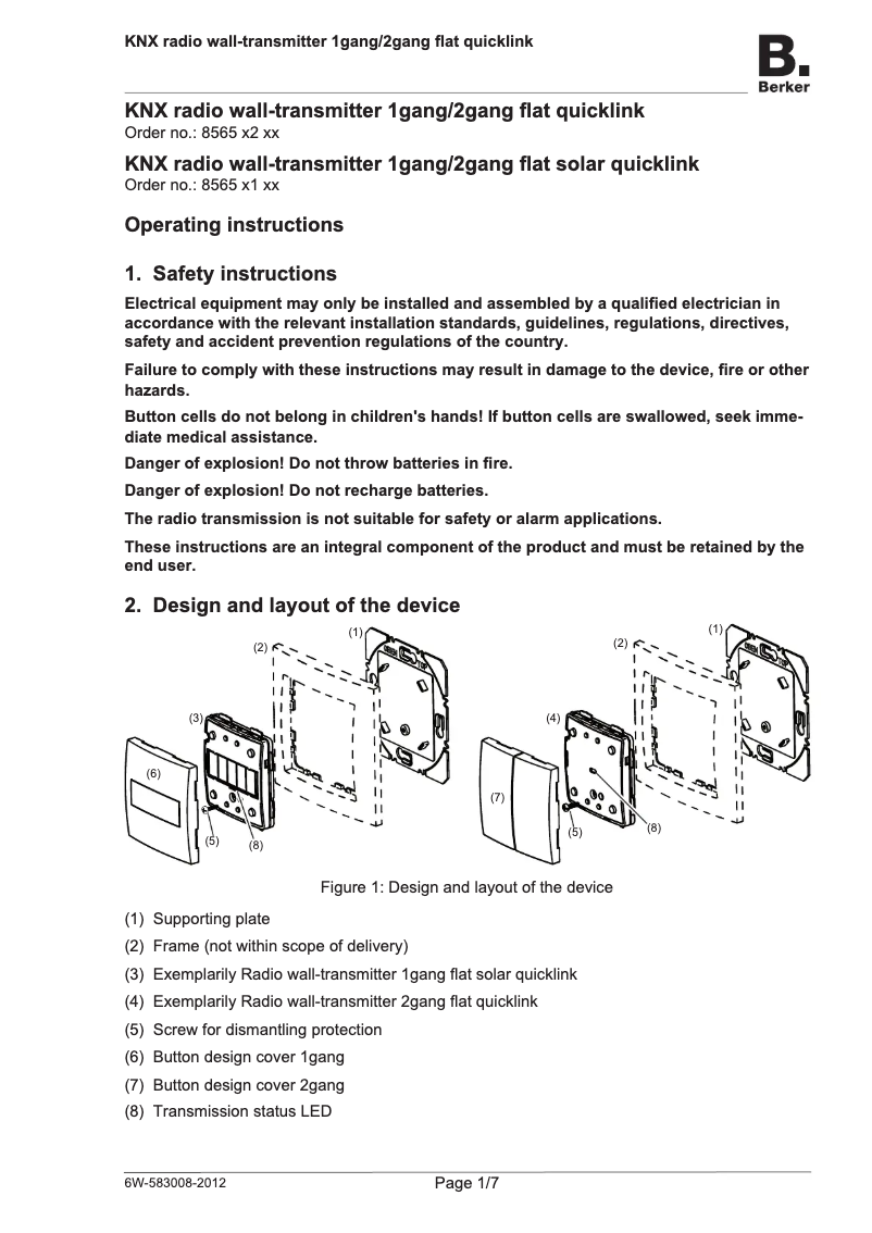 First page image of the manual for 85656188