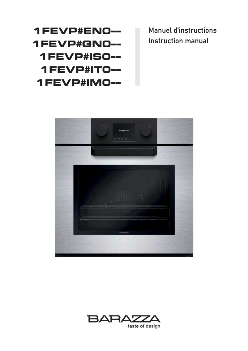 First page image of the manual for 1FEVGP