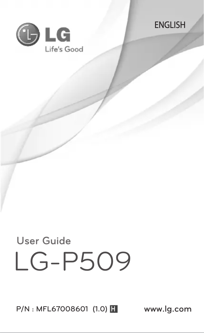 Page 1 of the manual User Manual LG Optimus T