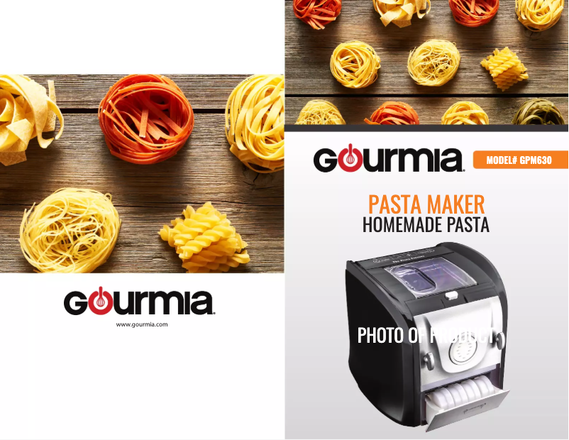 Page 1 of the manual User Manual Gourmia GPM630