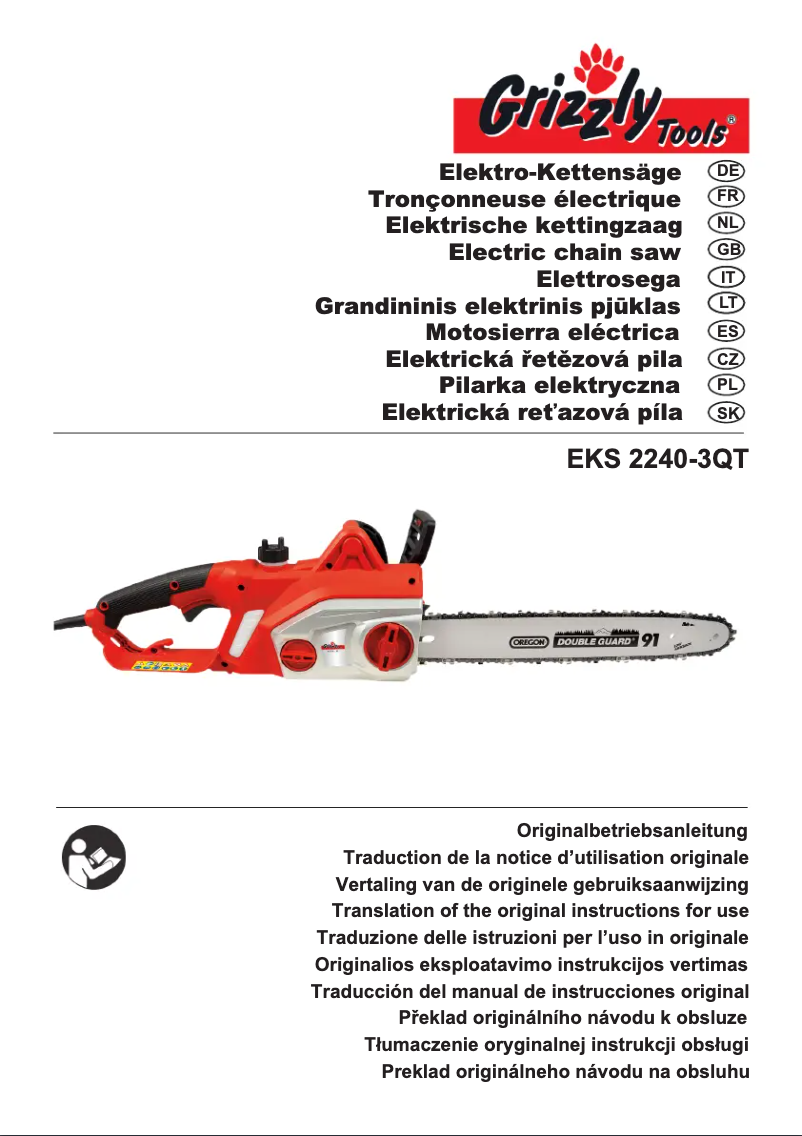 Page 1 of the manual User Manual Grizzly EKS 2240-3QT