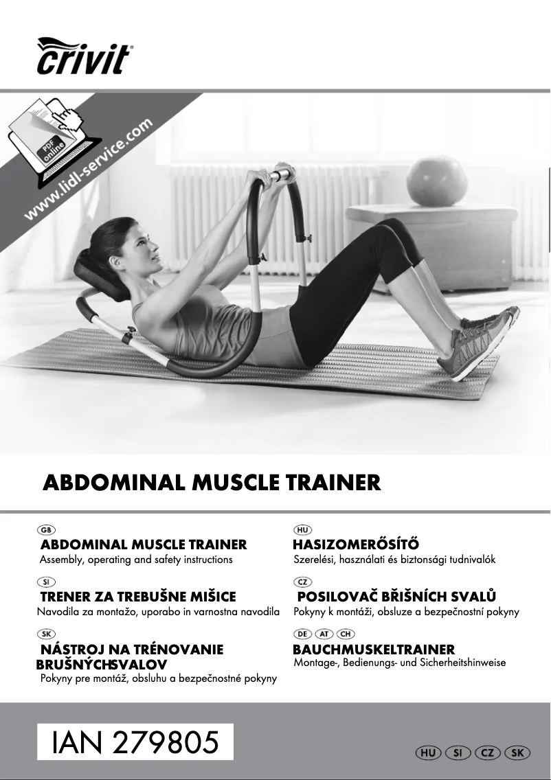 Page 1 of the manual User Manual Crivit HG01546A