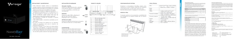 First page image of the manual for NanoBay V3