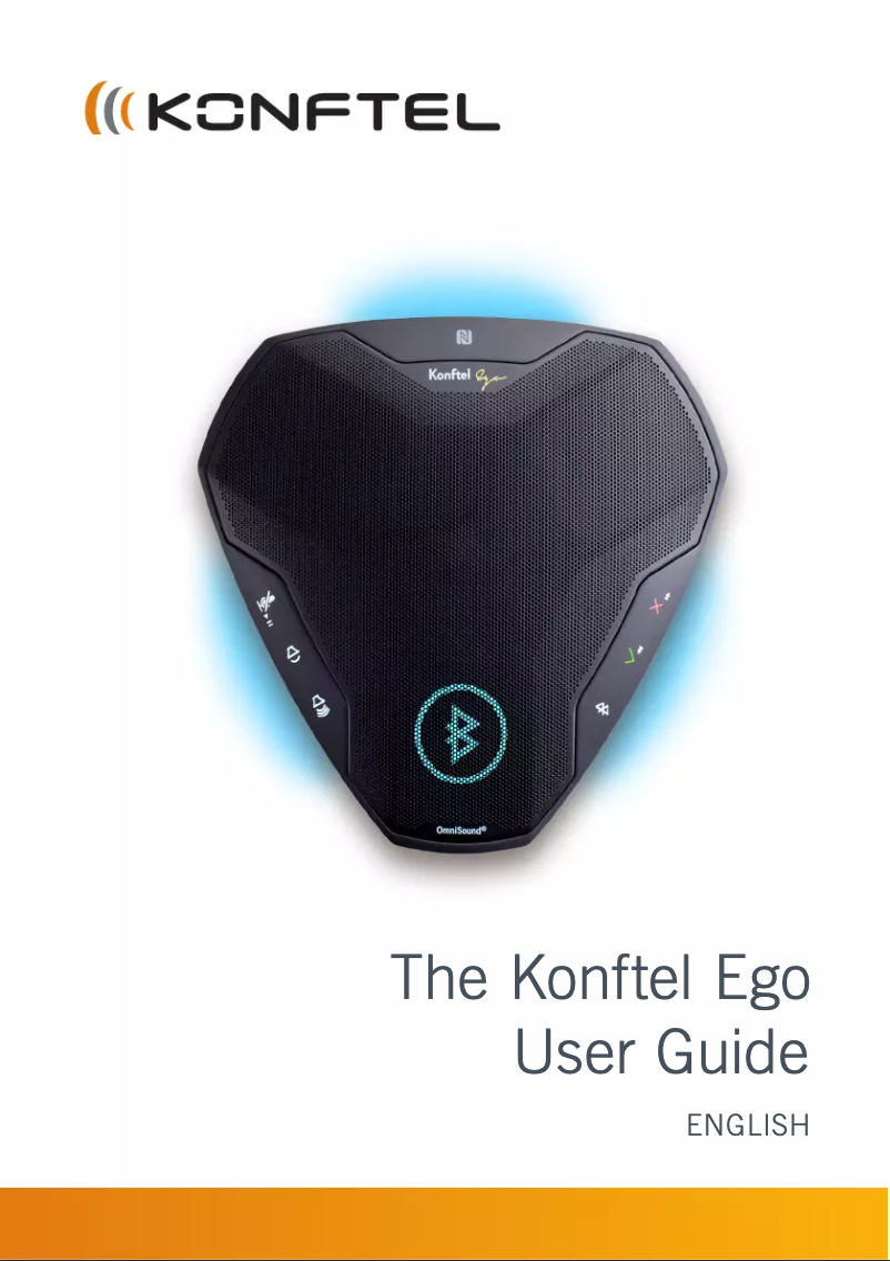 Page 1 of the manual User Manual Konftel Ego