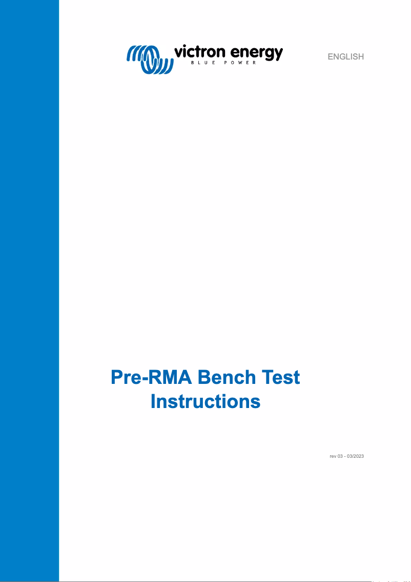 First page image of the manual for Phoenix Control
