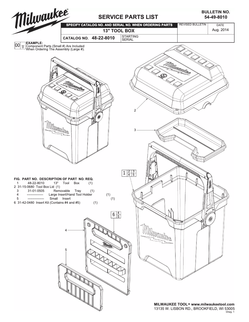 Image de la première page du manuel de l'appareil 48-22-8010