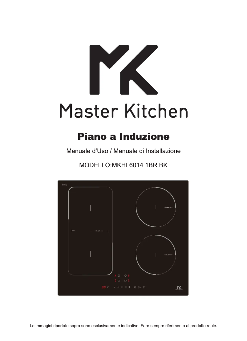 Page 1 of the manual User Manual Master Kitchen MKHI 6014 1BR BK