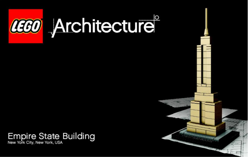 Page 1 of the manual User Manual Lego Empire State Building