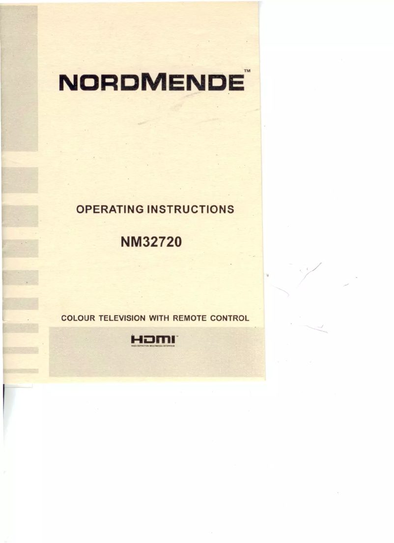 First page image of the manual for NM32720