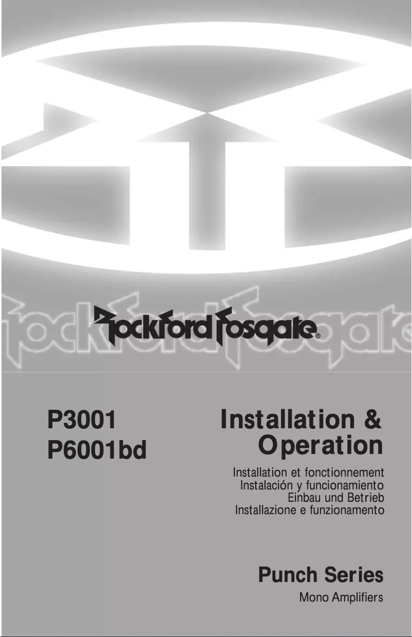 First page image of the manual for P4004