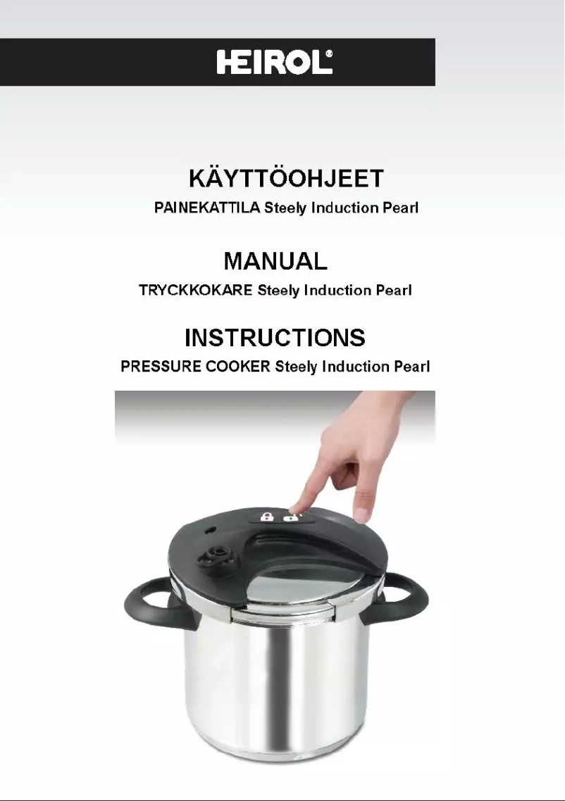 First page image of the manual for Steely Induction Pearl