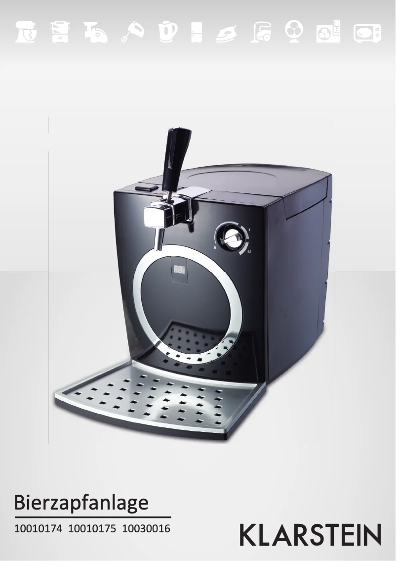 Page 1 of the manual User Manual Klarstein 10010175