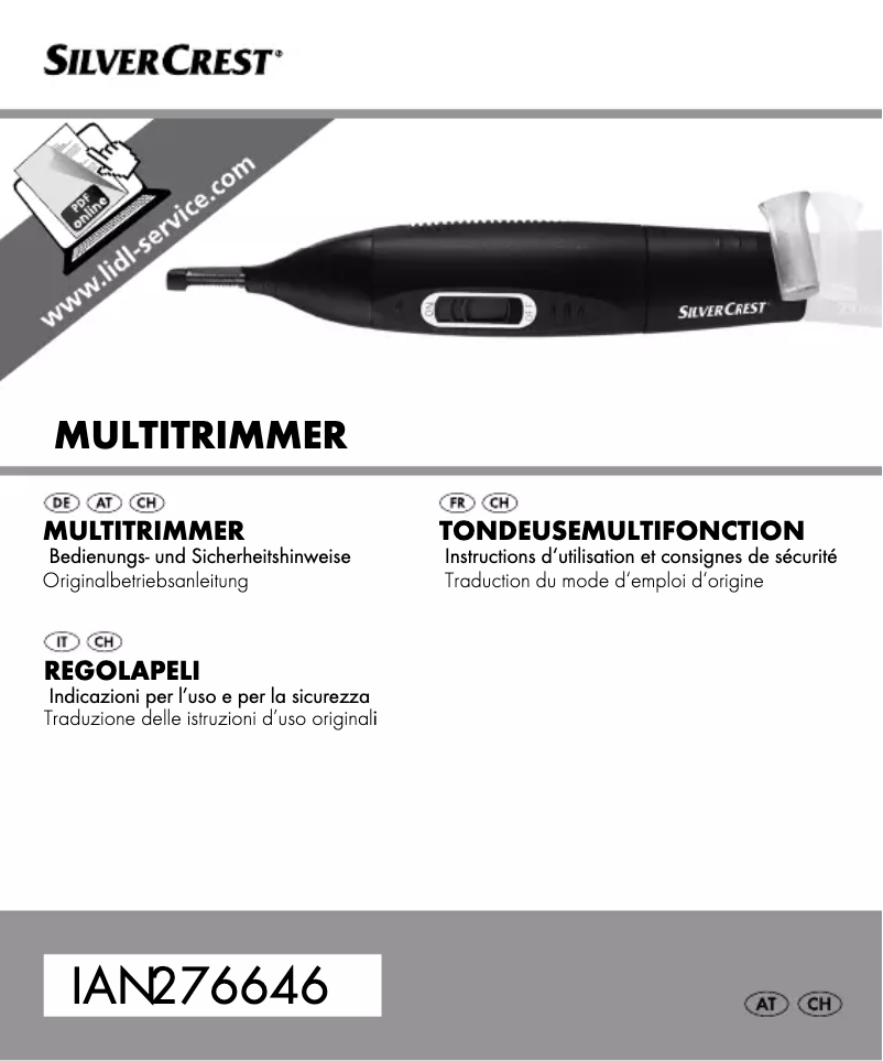 Page 1 of the manual User Manual Miomare IAN 276646