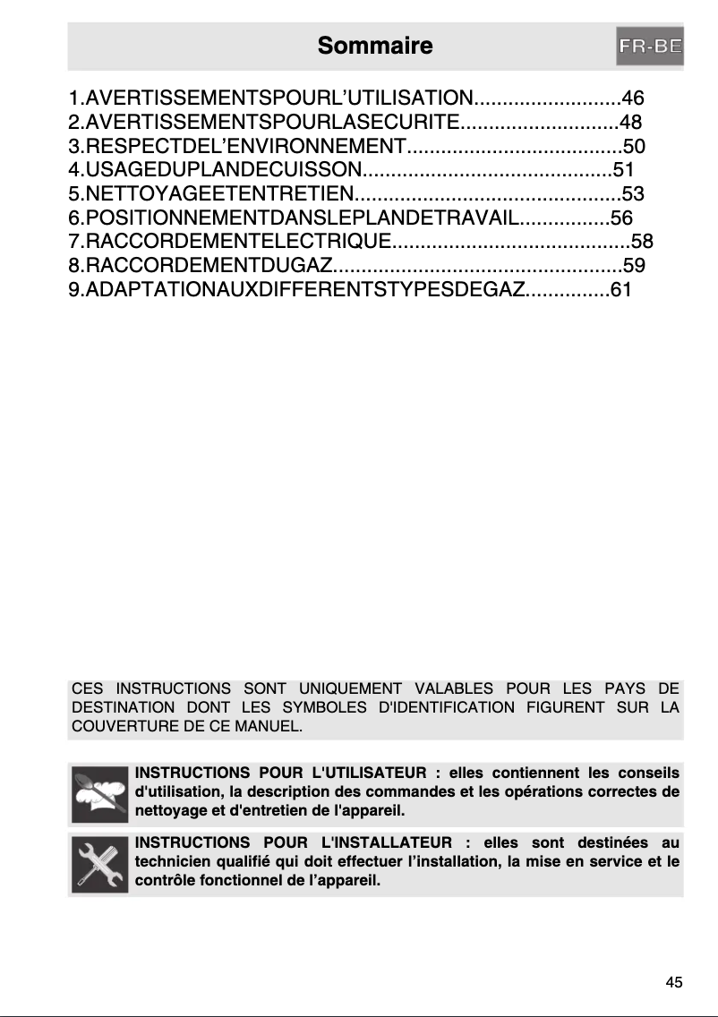 Page 1 of the manual User Manual Smeg SR764PS