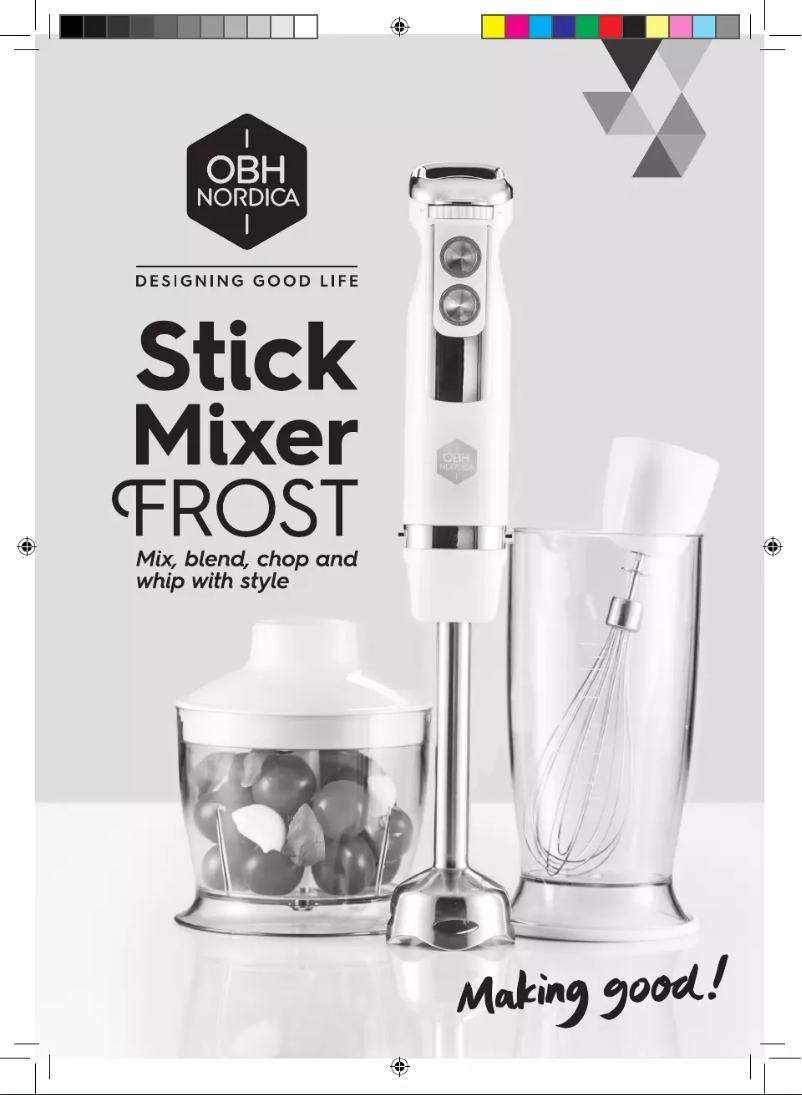 Page 1 of the manual User Manual OBH Nordica Frost 7705