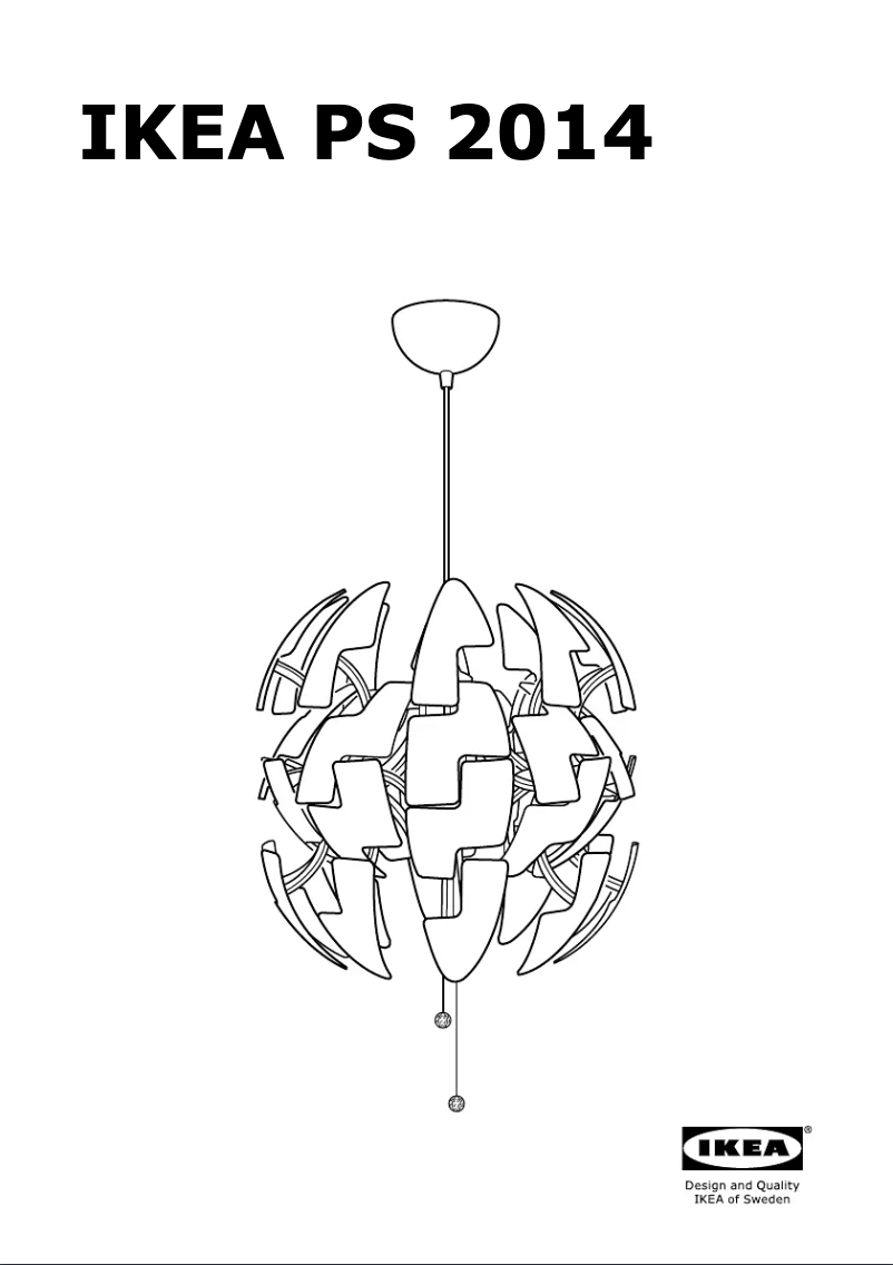 First page image of the manual for PS 2014