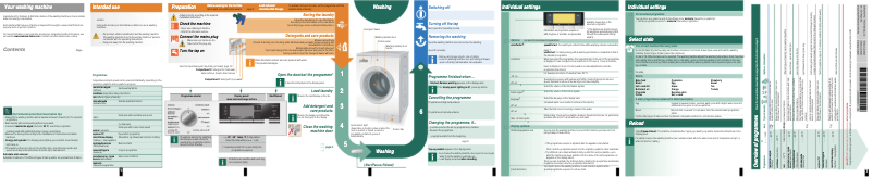 Page 1 of the manual Use and Maintenance Manual Siemens WM16S78XEE