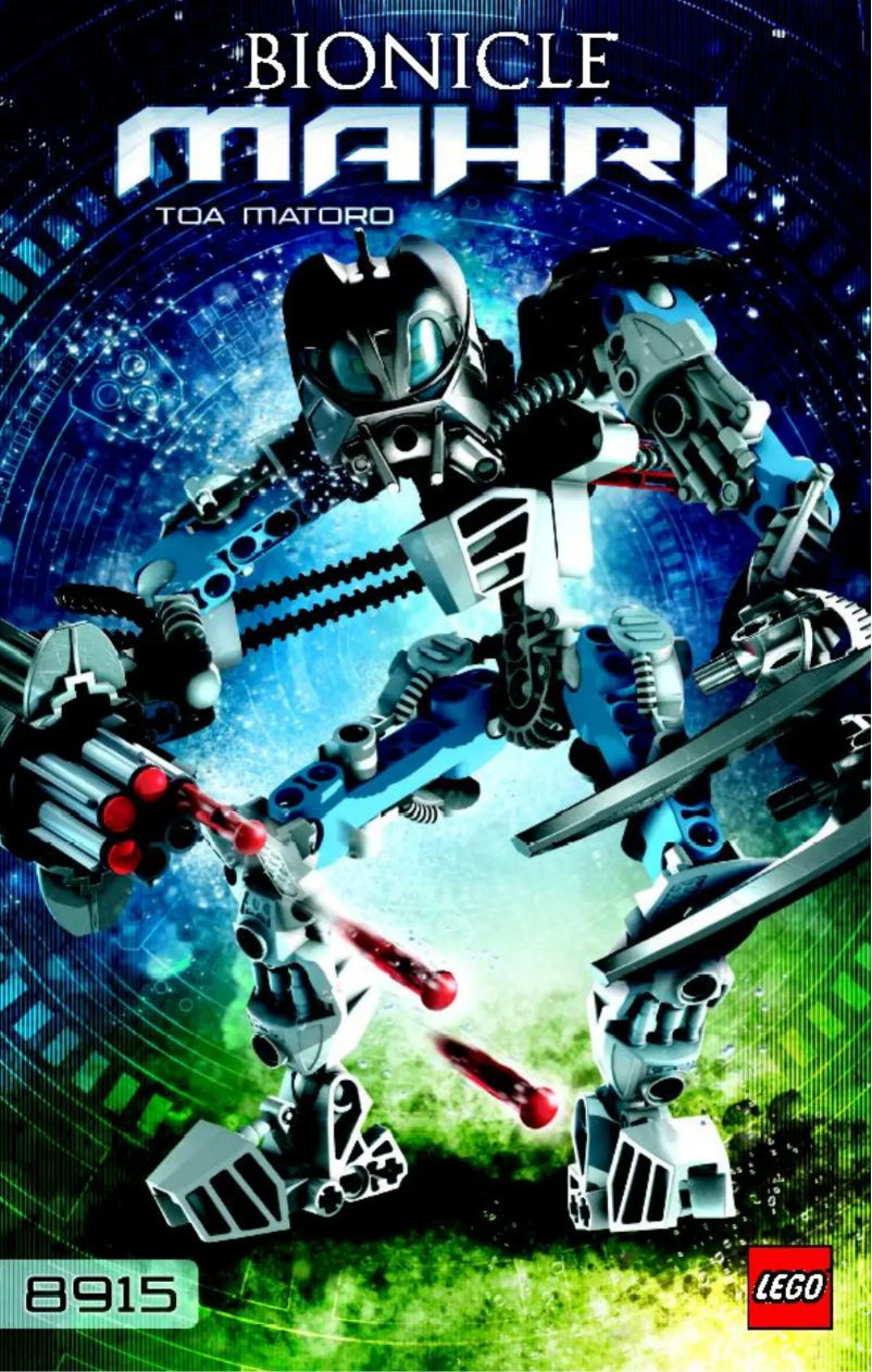Page 1 of the manual User Manual Lego Bionicle 8915