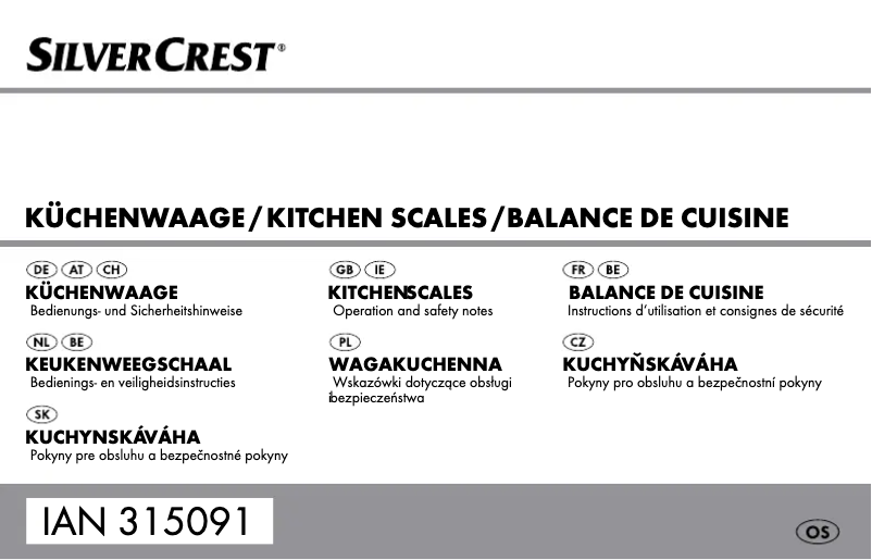 First page image of the manual for HG05035A