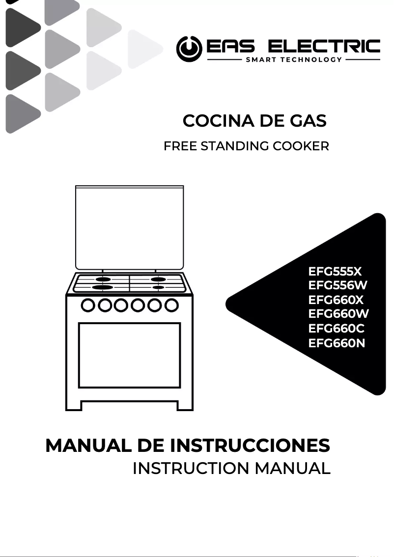 First page image of the manual for EFG660C