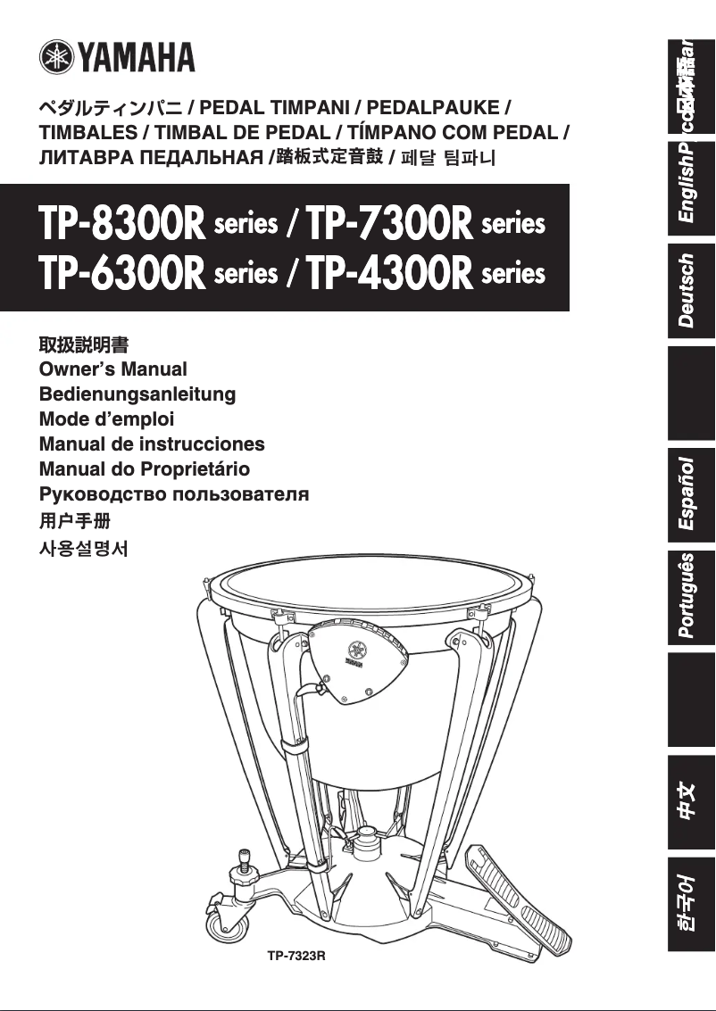 First page image of the manual for TP-4300
