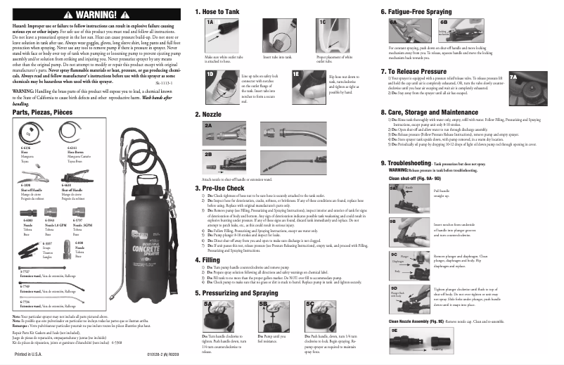 First page image of the manual for 22190