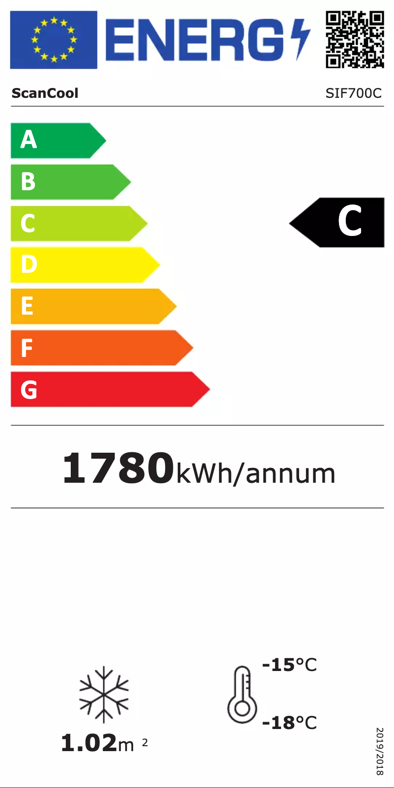 First page image of the manual for SIF700C