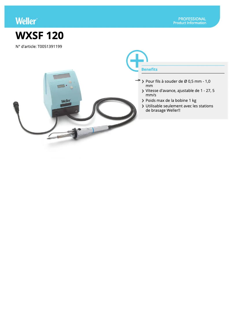 First page image of the manual for WXSF 120