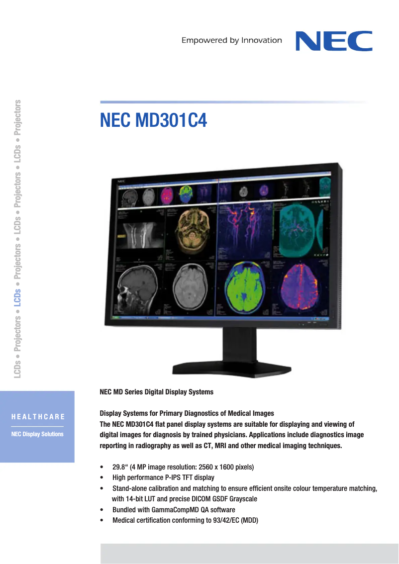 First page image of the manual for MD301C4