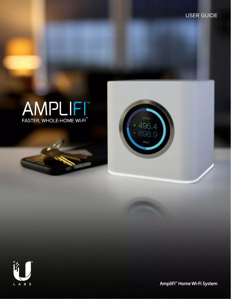 Image de la première page du manuel de l'appareil AmpliFi AFi-P-HD