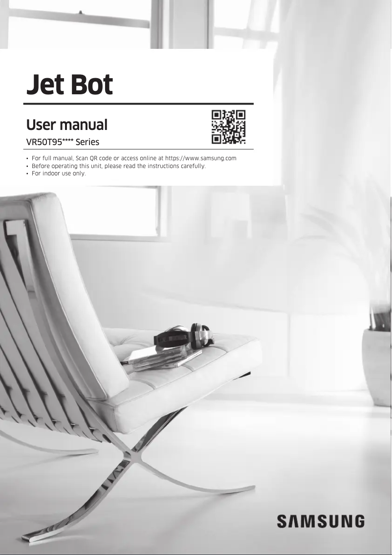 First page image of the manual for Jet Bot AI+ VR9500