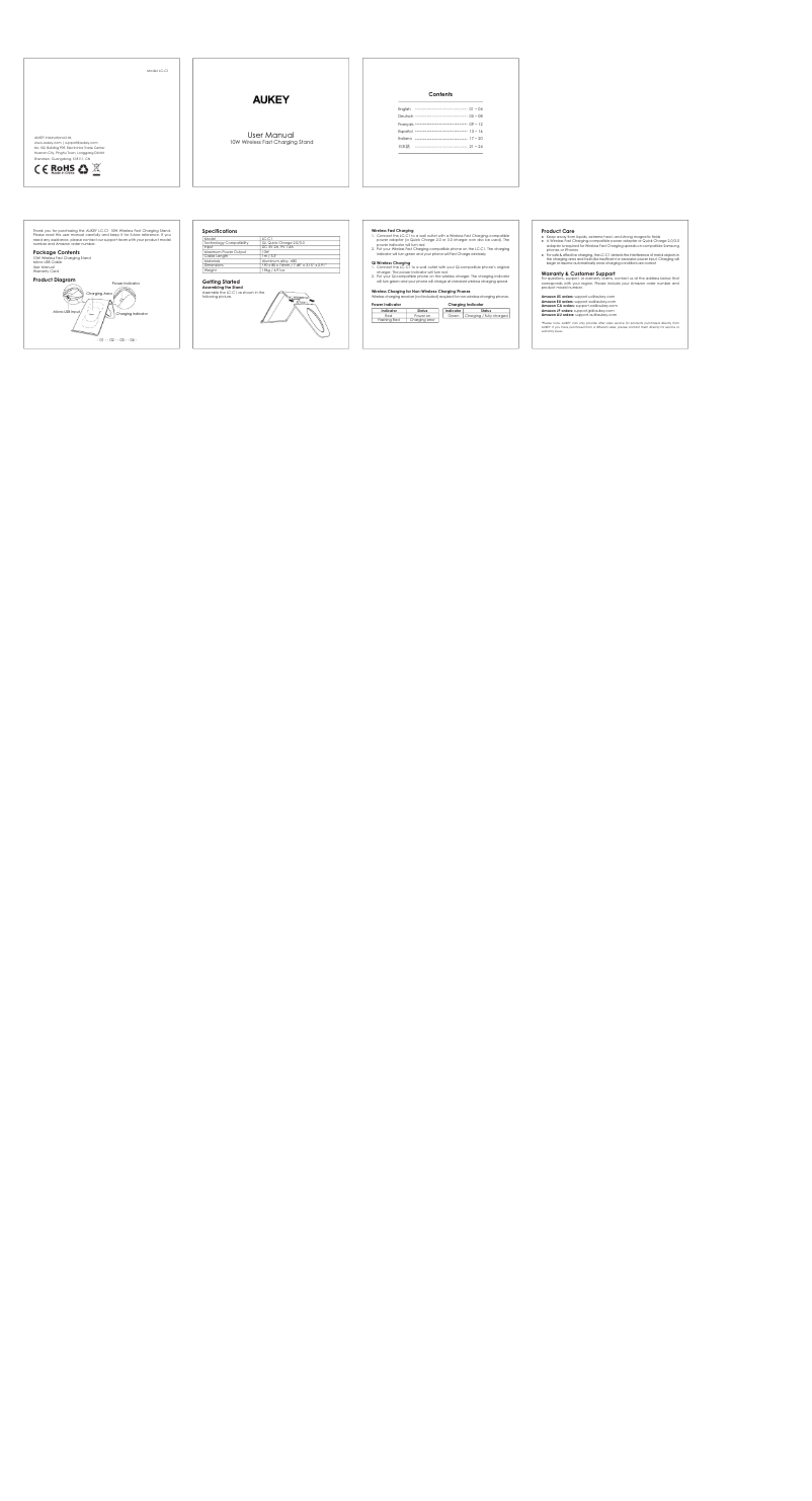 Image de la première page du manuel de l'appareil LC-C1